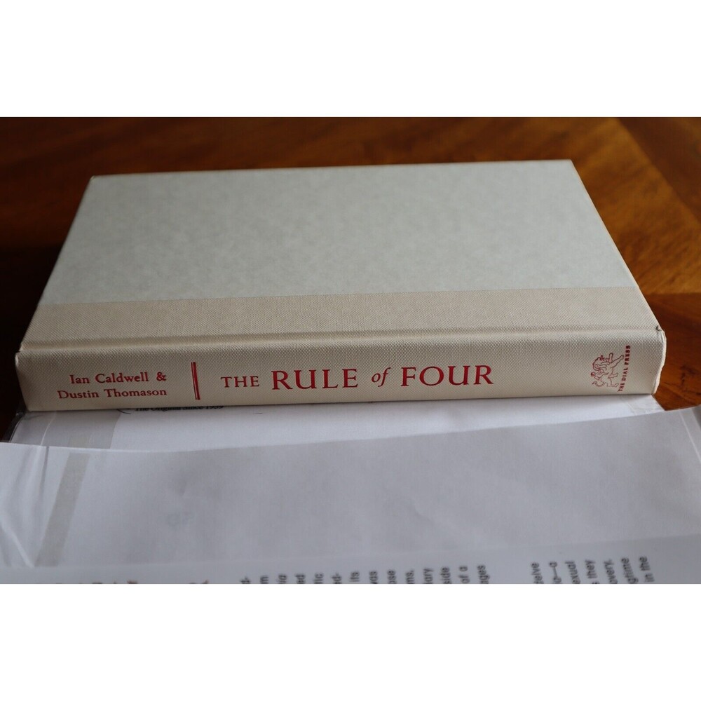 Rule of Four SIGNED (by both Authors) Caldwell & Thomason 1st/1st HCDJ Hardcover - Picture 6 of 12